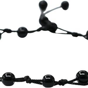 Chic Plus Size Black Obsidian Crystal Anklets for Women | Gemstone Wellness